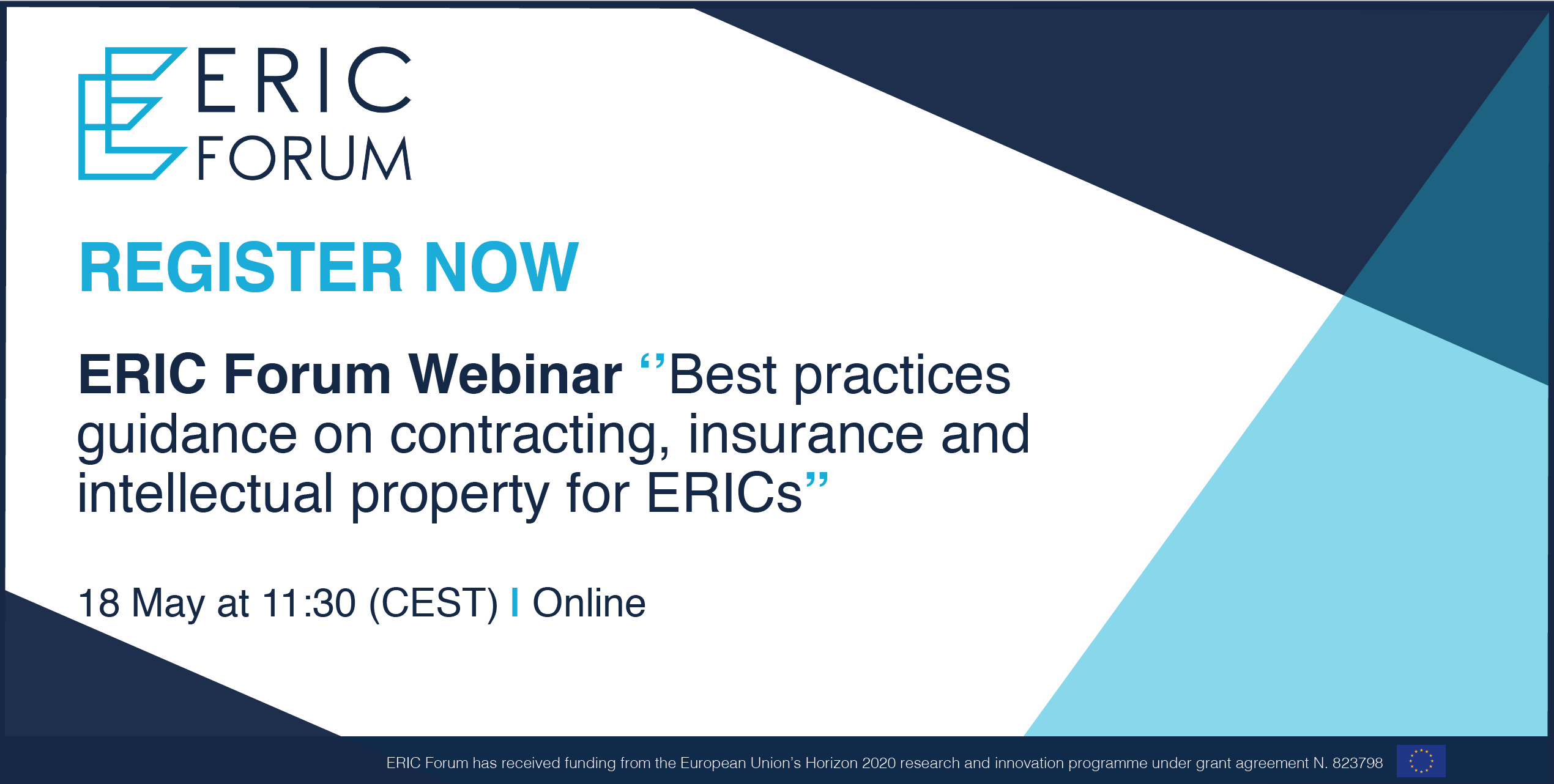 ERIC Forum webinar “Best practices guidance on contracting, insurance and intellectual property for ERICs