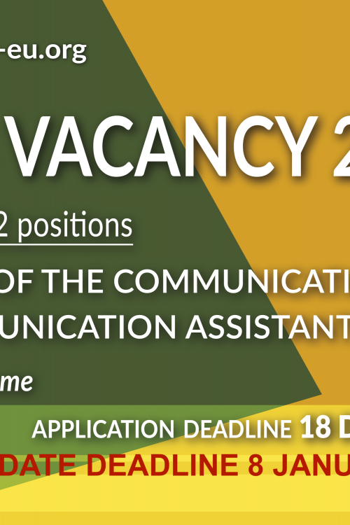 Job Vacancy 2022 - Communication Location Rome Application Deadline: 8 January 2023